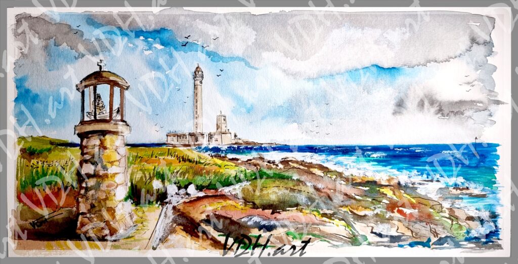 aquarelle-phare-de-gatteville-artiste-vdhartstudio-peintre-normand-cotentin-manche-normandiealt="Aquarelle Phare de Gatteville, artiste Normand, Normandie, manche, Cotentin"