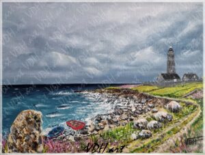 huile-cap-levi-hague-vent-phare-cotentin-artiste-peintre-normand
